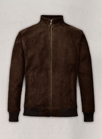 Dark Brown Suede Ryan Reynolds Leather Jacket