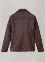 (image for) Dauntless Burgundy Biker Leather Jacket