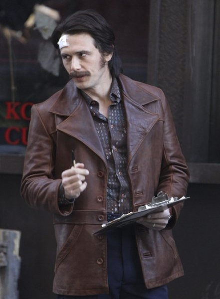 (image for) James Franco The Deuce Leather Jacket
