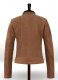 Light Vintage Tan Hide Leather Jacket # 220