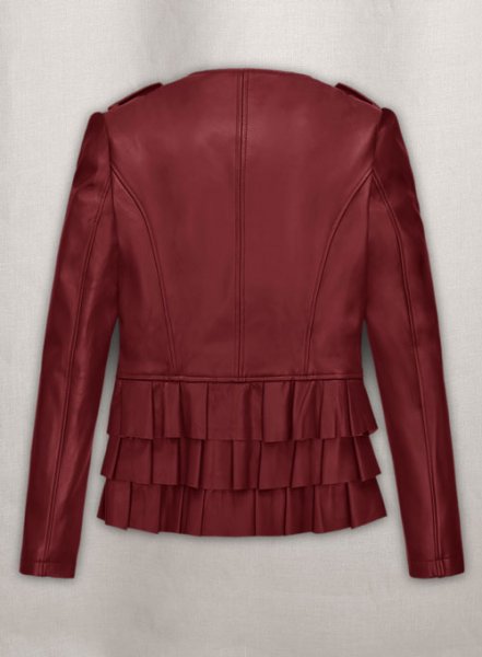 (image for) Cherry Red Leather Jacket # 295