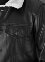 (image for) Leather Sherpa Jacket