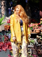 (image for) Blake Lively It Ends With Us Leather Trench Coat