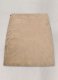 Dusty Beige Suede Basic Leather Skirt # 153