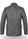 Gray Leather Jacket # 611