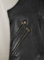 (image for) Leather Biker Vest # 313