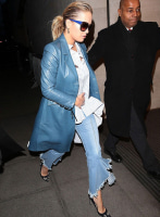 (image for) Rita Ora Leather Long Coat