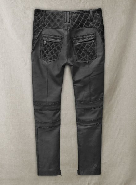 (image for) Carrier Burnt Charcoal Leather Pants