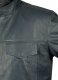 Soft Sherpa Gray Washed & Wax Shia Labeouf Transformers 3 Jacket