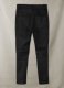 Black Stretch Leather Jeans