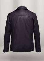 (image for) Ironwood Purple Biker Leather Jacket