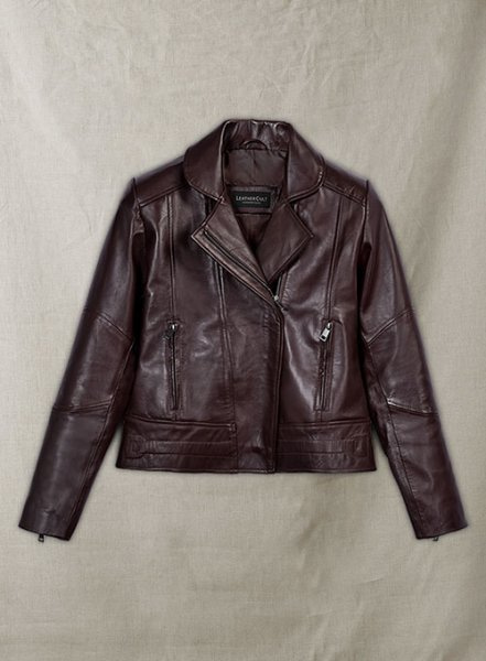 (image for) Katie Holmes Leather Jacket