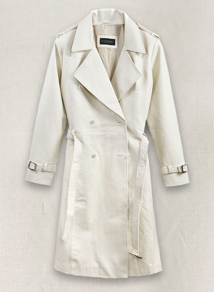 (image for) Off White Vanessa Kirby Mission Impossible Leather Coat