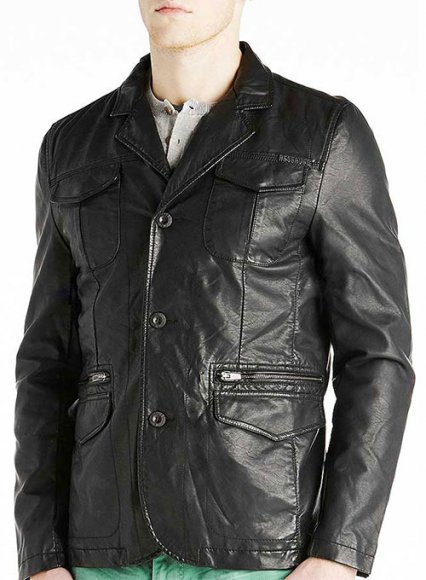 Leather Blazer # 612