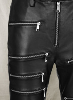 Leather Zipper Jeans - Style # 9 : LeatherCult: Genuine Custom Leather  Products, Jackets for Men & Women