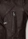 Soft Brown Washed & Wax Kendall Jenner Leather Jacket #3