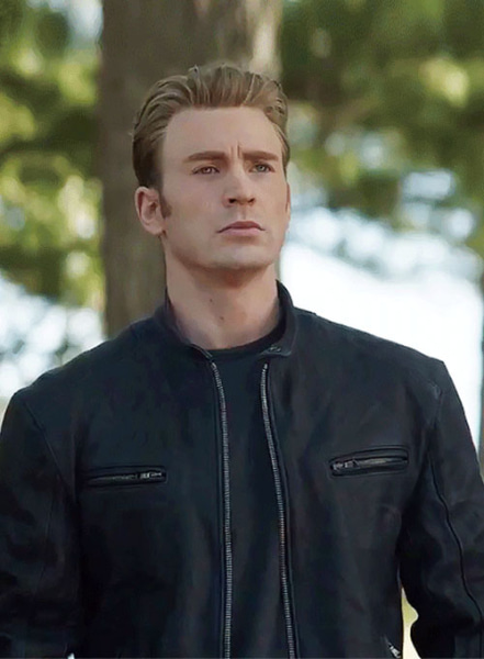 (image for) Chris Evans Avengers: Endgame Leather Jacket