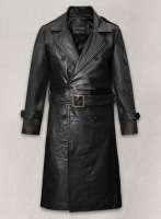 (image for) Samuel L. Jackson Shaft Leather Long Coat