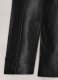 Thick Goat Black Washed and Wax Johnny Depp Leather Jacket #3