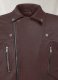 Dauntless Burgundy Biker Leather Jacket
