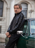 (image for) Rowan Atkinson Johnny English Strikes Again Leather Jacket