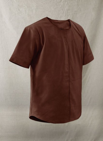 Light Weight Unlined Leather T- shirt