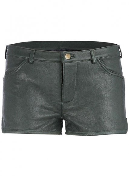 Leather Cargo Shorts Style # 371