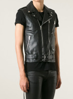 (image for) Leather Biker Vest # 342