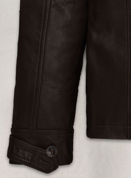 (image for) Dark Brown Jensen Ross Ackles Supernatural Season 7 Leather Jacket