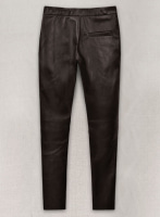 Lily Collins Leather Pants : LeatherCult: Genuine Custom Leather