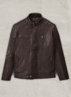 (image for) Firefly Moto Brown Biker Leather Jacket