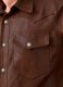 Light Weight Unlined Leather Shirt