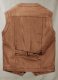 Log Cabin Brown Chris Pratt Jurassic World Leather Vest Wash&Wax