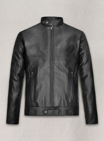 (image for) Michael Fassbender Leather Jacket #2