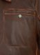 Espresso Rubbed Tan Leather Jacket