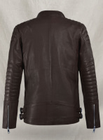 (image for) Shotgun Brown Moto Leather Jacket