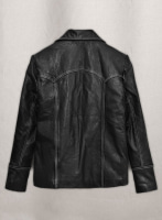 (image for) Thick Goat Black Brad Pitt Fight Club Leather Jacket