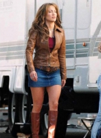 (image for) Jennifer Lopez Gigli Leather Jacket