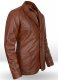 Tan Brown Daniel Craig Leather Blazer