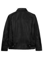 (image for) Black Indiana Jones Leather Jacket- XXL Regular