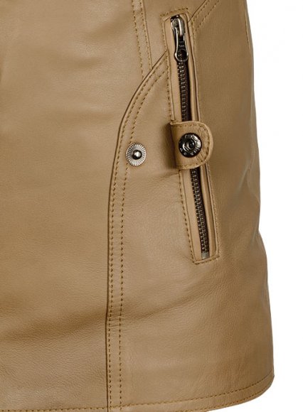 Soft Amazon Brown Leather Jacket # 2000