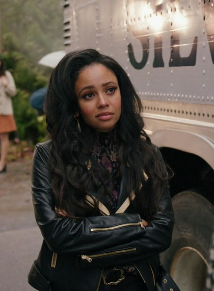 (image for) Vanessa Morgan Riverdale Leather Jacket