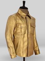 (image for) Golden Leather Shirt Jacket - #1S