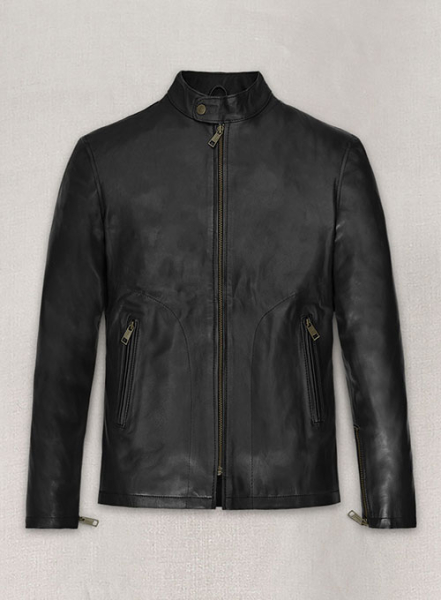 (image for) Black Mark Wahlberg Uncharted Leather Jacket