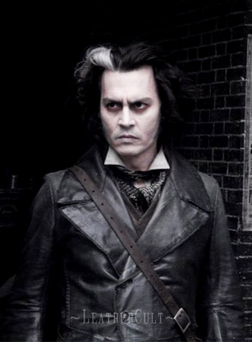 Johnny Depp Sweeney Todd Leather Coat - Click Image to Close