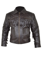 (image for) Leather Fringe Jacket #1007