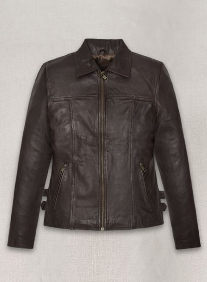 Alice Braga I Am Legend Leather Jacket : LeatherCult: Genuine Custom  Leather Products, Jackets for Men & Women