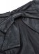 Bow Front Leather Skirt - # 412