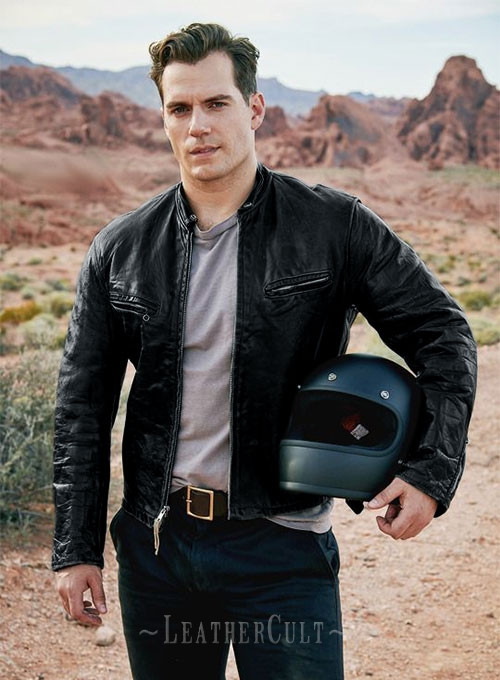 Henry Cavill Leather Jacket #2 - Click Image to Close