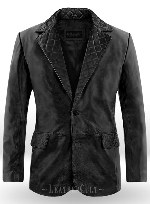 Harper Leather Blazer - Click Image to Close